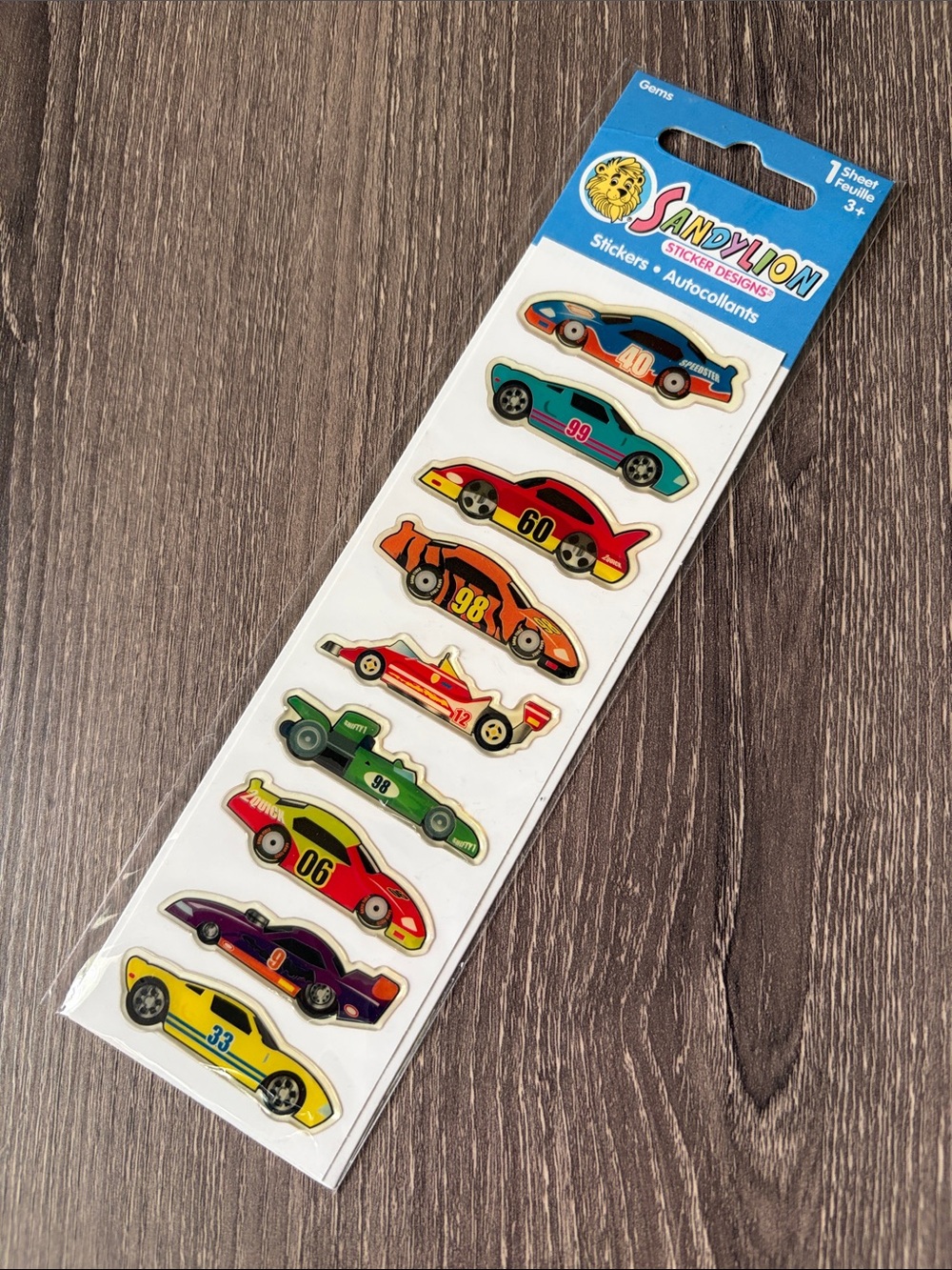 ❤️$7 NWT Sandylion Racecar Gems